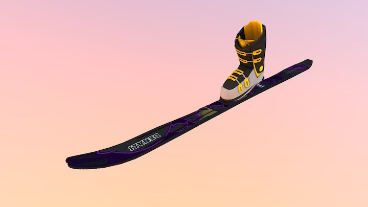Dynafit Ski 3D Model