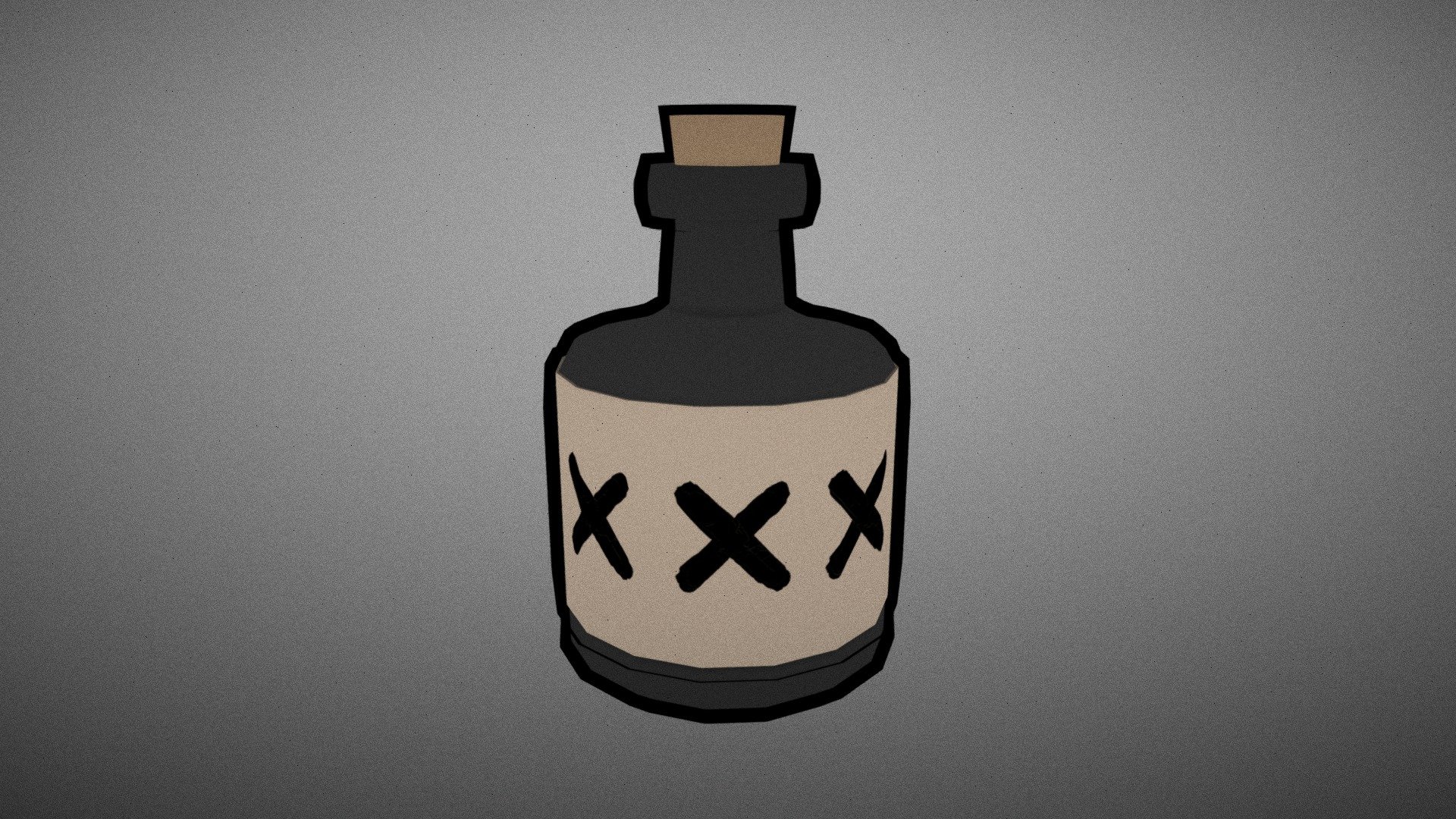 Bottle of Rum - 3D model by Schtruvie [d44df7c] - Sketchfab