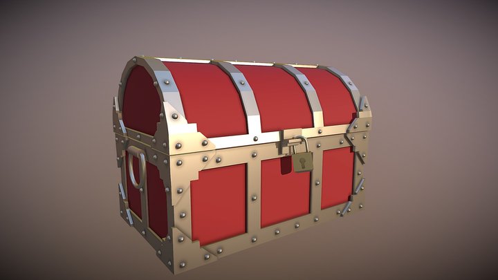 Treasure Chest 3D Model