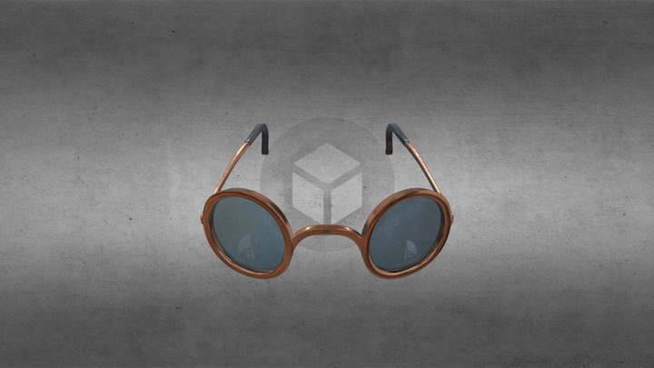 Fancy Glasses 3D Model