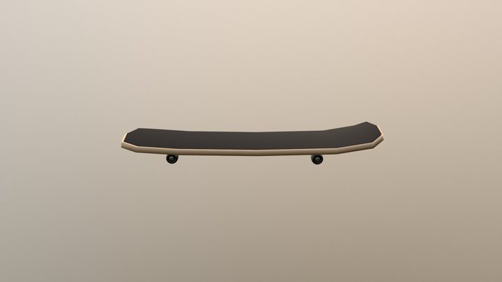 Skateboard Model 3D Model