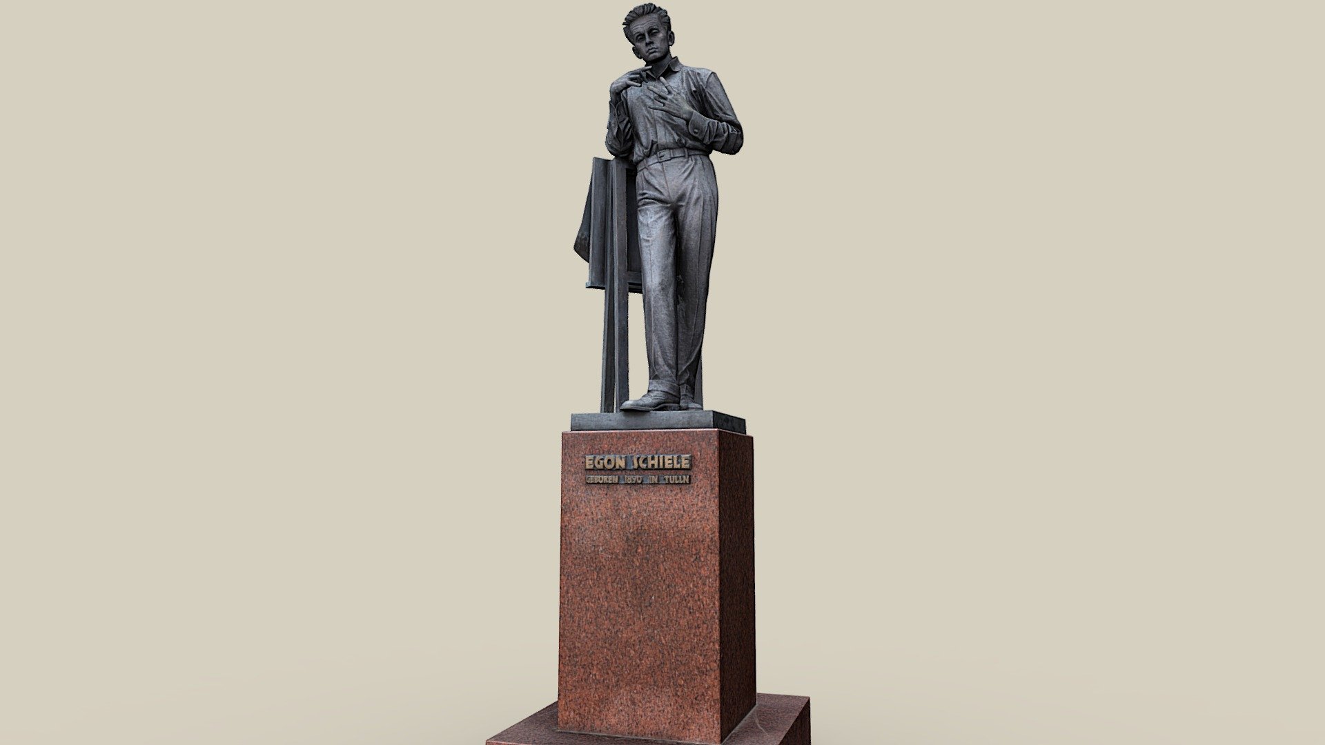 Egon Schiele — Sketchfab embed 3D viewer