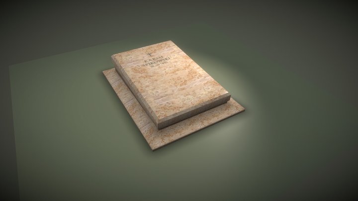 Karol nagrobek 3D Model