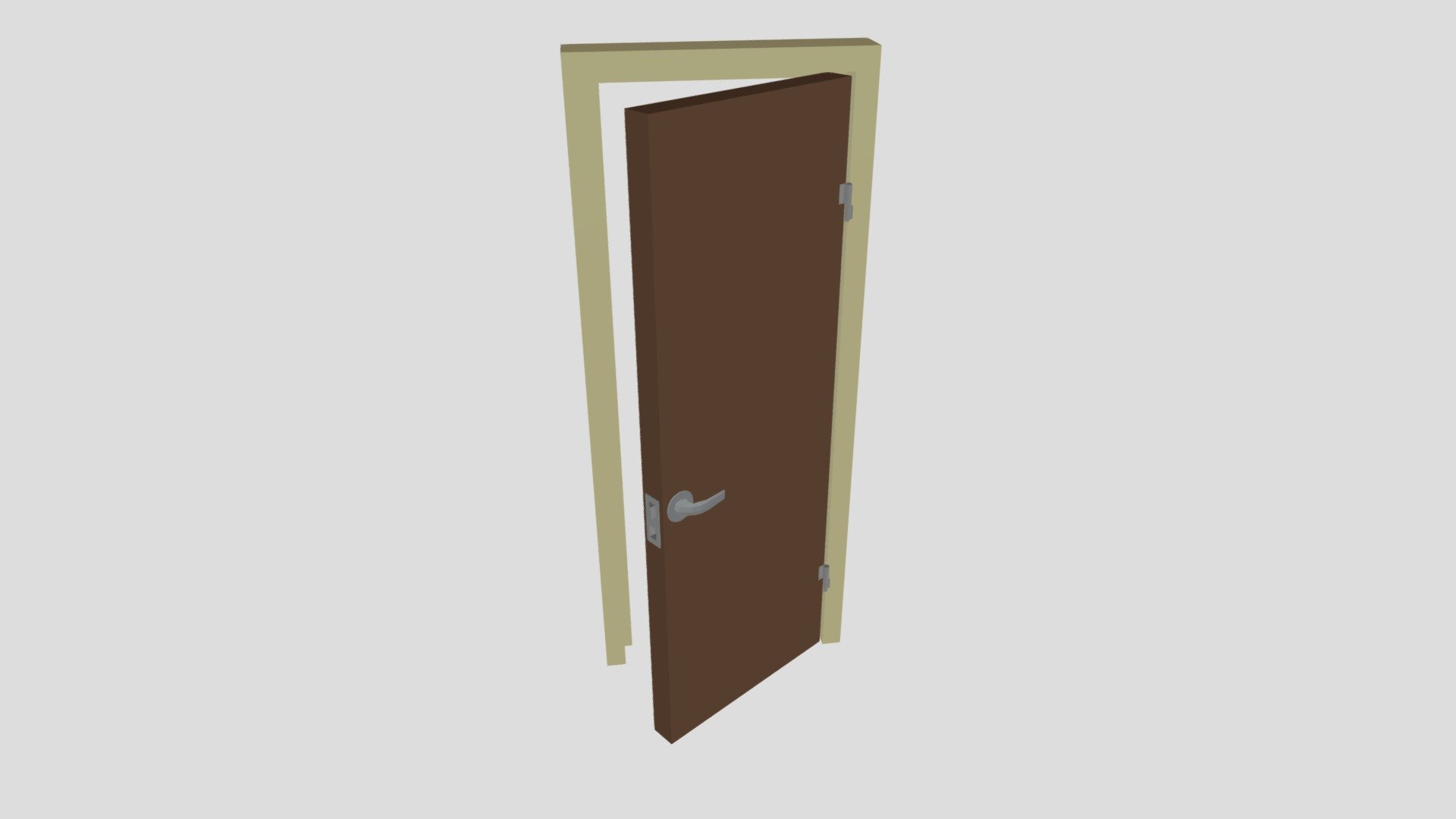 Door and door frame (Rotary) - Download Free 3D model by WatyDev ...
