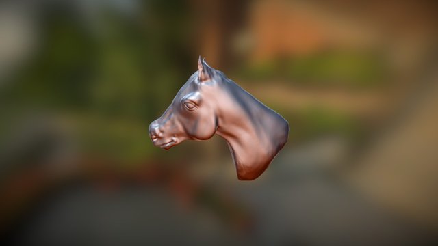 Horse Head 3D Model