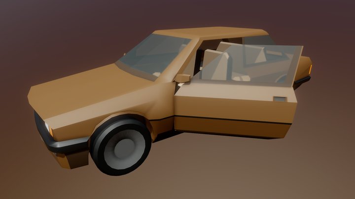 Slick Sedan 3D Model
