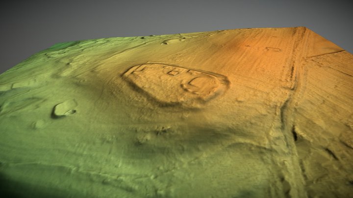 Camp Hill, Northumberland (UK) – Modello 3D gratuito STL