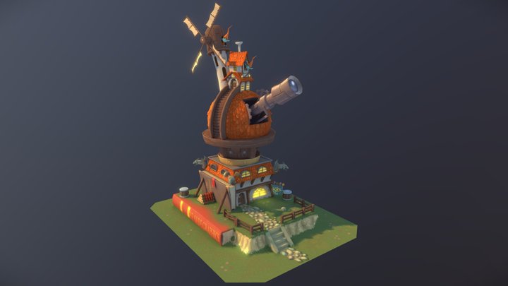 Fairytale Observatory 3D Model