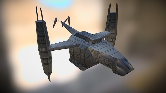 Armored Core 1 Barracuda Transport 3D Model
