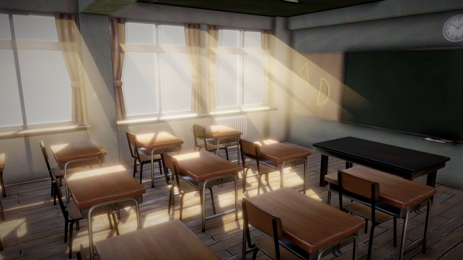 Classroom - Download 3D model by Pino_156 (@titi_156) [d4553cc]