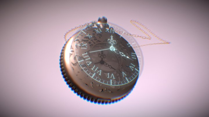 Cyber Watch Chain 3D Model