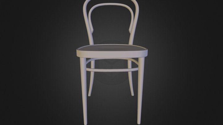Free 3d model: Thonet Chair-214-silla 3ds 3D Model
