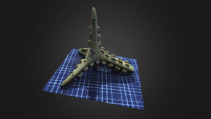 Coral settlement substrate (tetrapod) - SECORE 3D Model