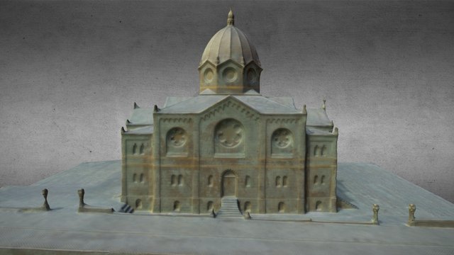 Synagogue Memorial Marburg 3D Model