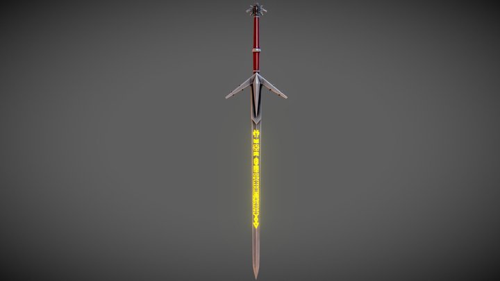 Aerondight - The Witcher III 3D Model