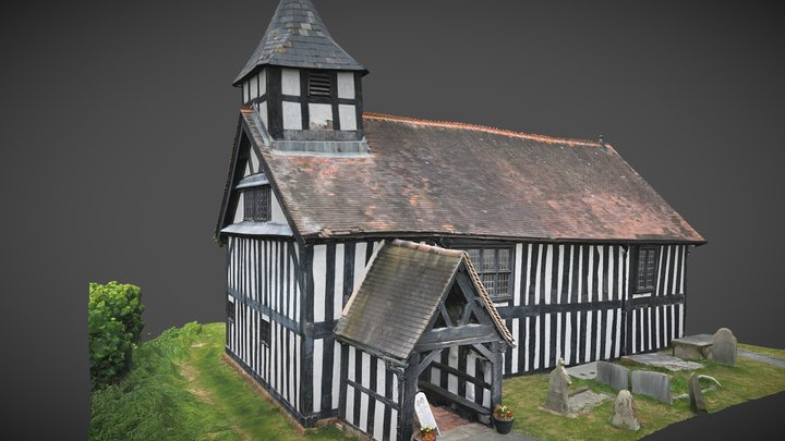 Melverley Church 3D Model