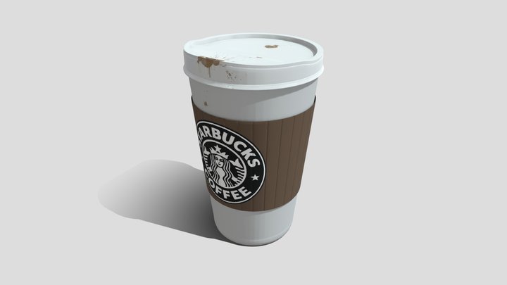 Starbucks Coffee Cup 3D Model