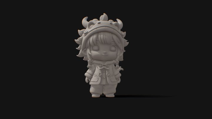 Cute Dragon Kid — 3D Printing Figurine 3D Model