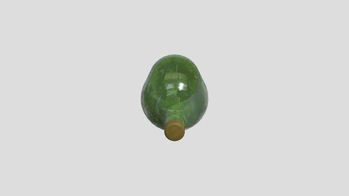 Ship In a Bottle 3D Model