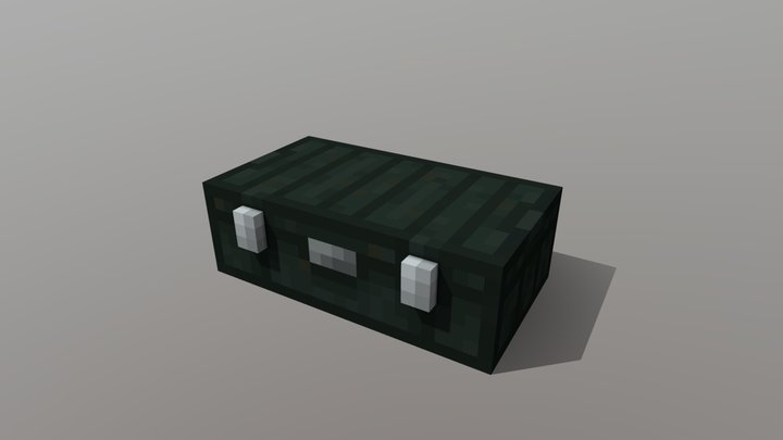 Minecraft - Gun box 3D Model