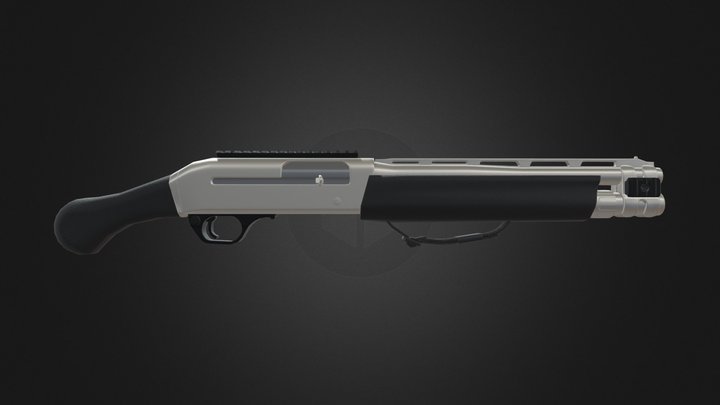 V3 Tac-13 Shotgun 3D Model