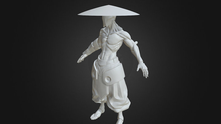 [WIP] [Duelyst fan-art] Songhai Assassin 3D Model