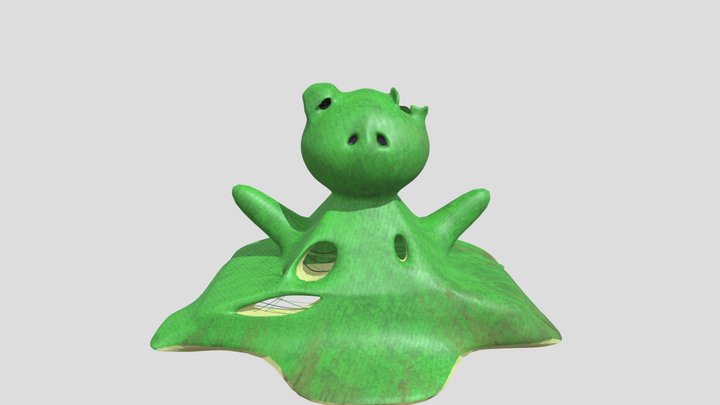 Frog Toy_- (alone) - 3  (1) 3D Model