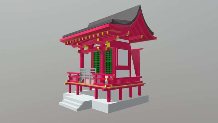 Temple 3D Model
