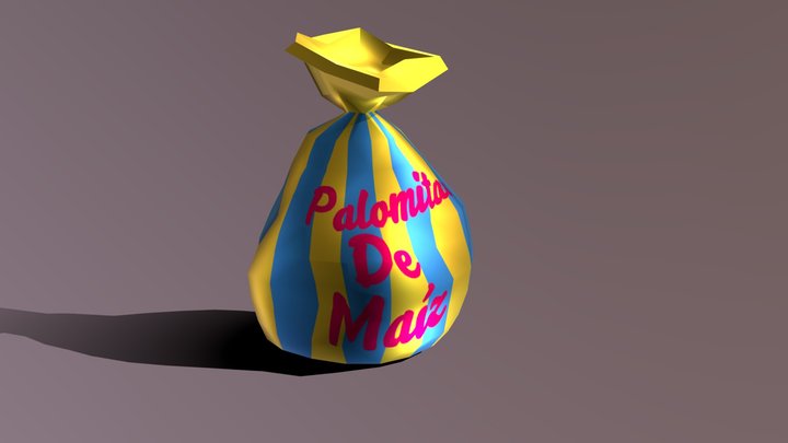 Bolsa De Palomitas 3D Model