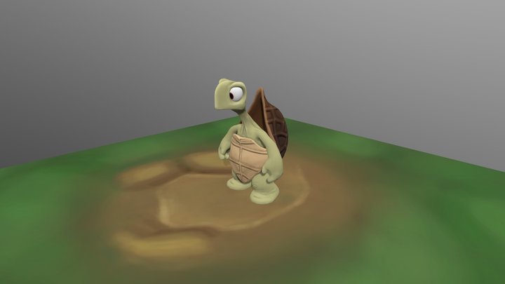 Turtle character 3D Model