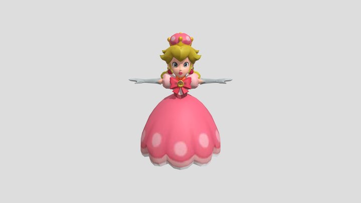Nintendo-Switch Peachette Super Mario Party 3D Model