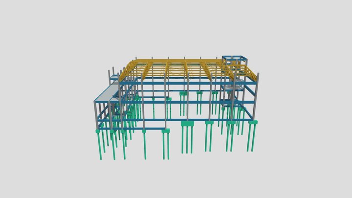 Cobertura - Bernal Engenharia 3D Model