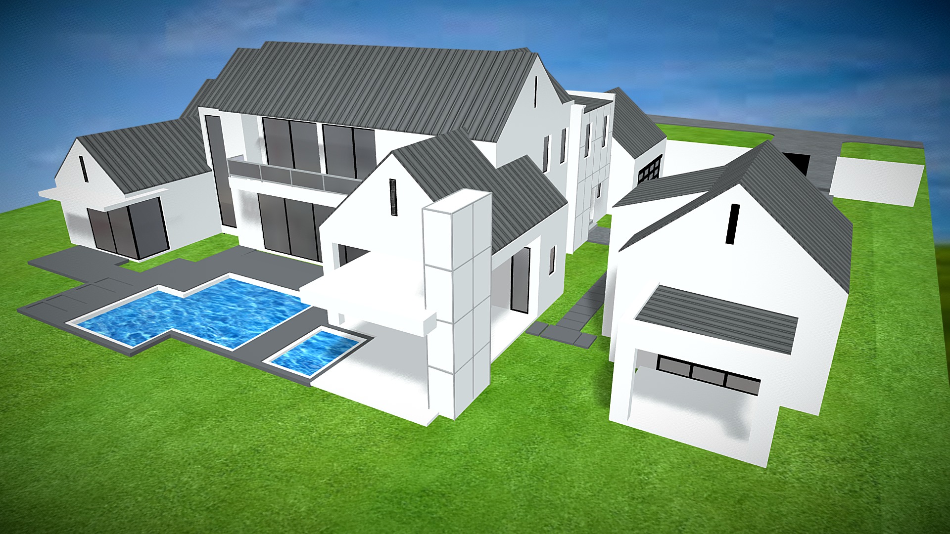 James Chauvin 7 360 spin model of 3D house 3D model by Render3DQuick [d45d31e] Sketchfab