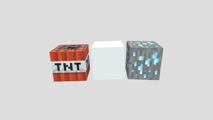 Minecraft Blocks 3D Model
