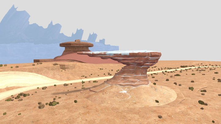 Ps3 Cars 2 The Video Game Radiator Springs Arena 3D Model