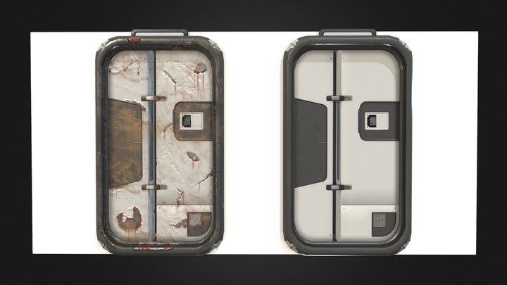 Scifi Buckledoor 3D Model