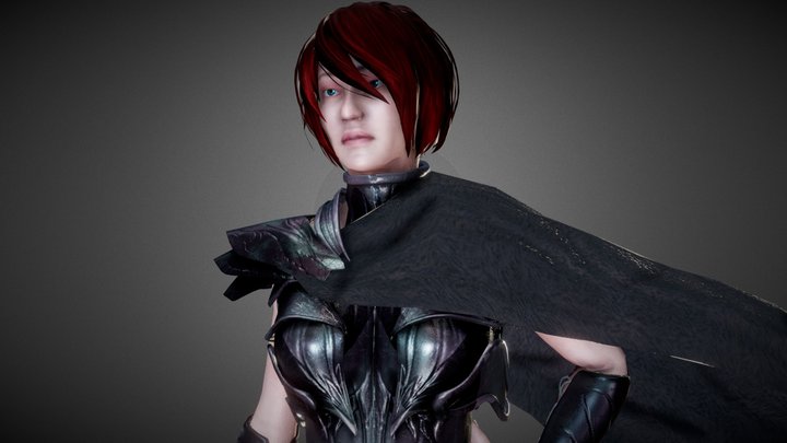Female Drifter 3D Model