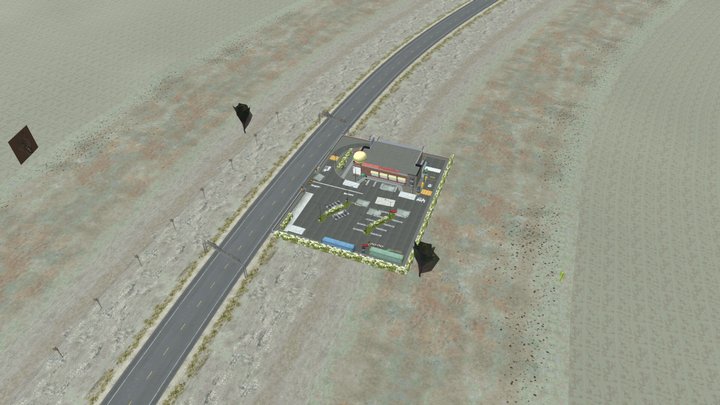 Old Garage Scene - CPM – Modello 3D gratuito STL