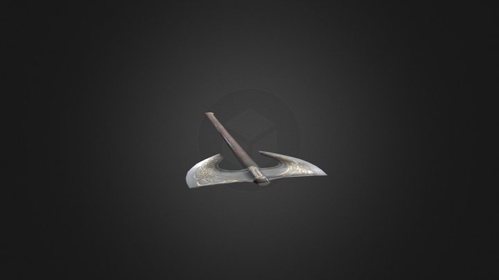 Rohan Battleaxe 3D Model