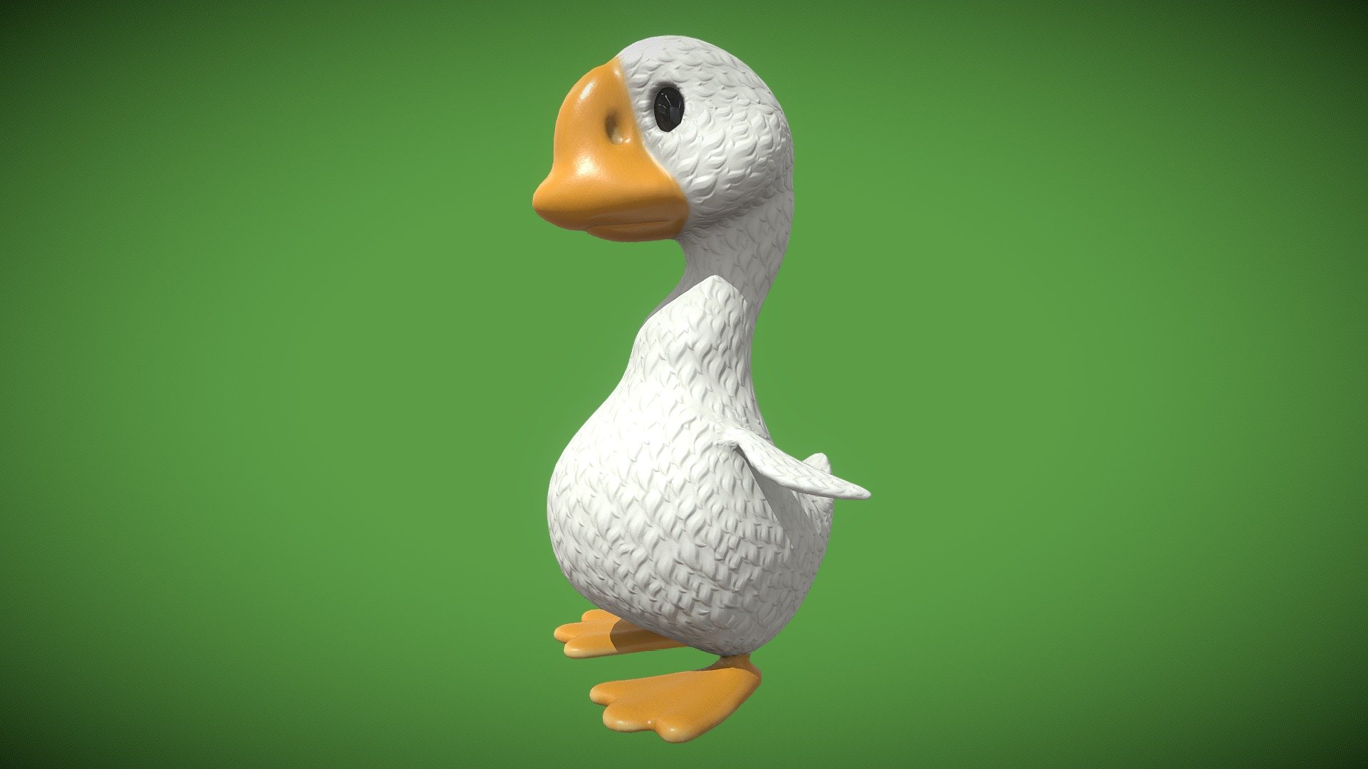 Goose Cartoon - 3D model by emelyarules [d461def] - Sketchfab