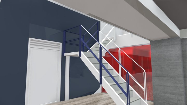 Pasillo Domo de LUz 3D Model