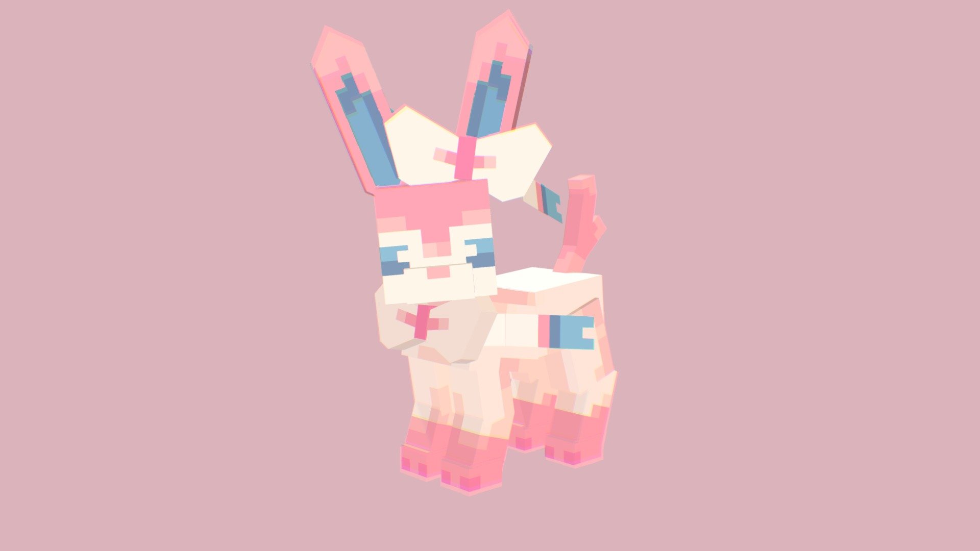 Sylveon - 3D model by Sandrinasis [d463d11] - Sketchfab