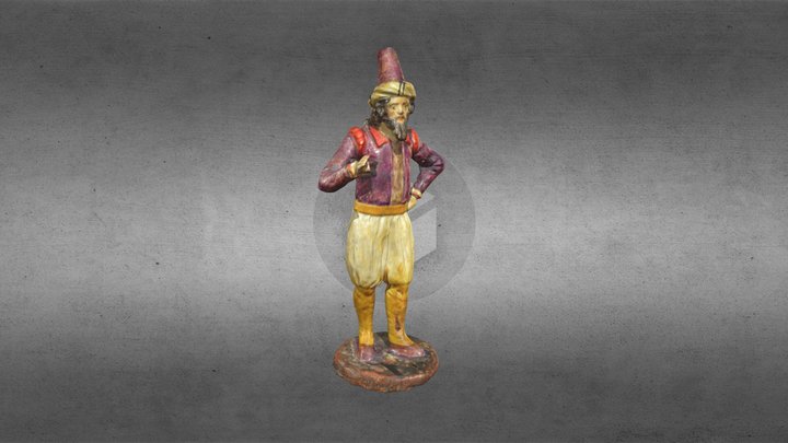 Nativity Statue 3D Model