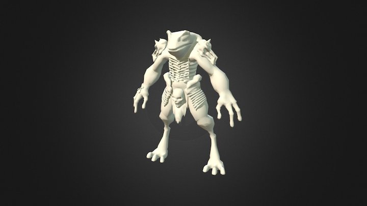 ToadWarrior_01 3D Model