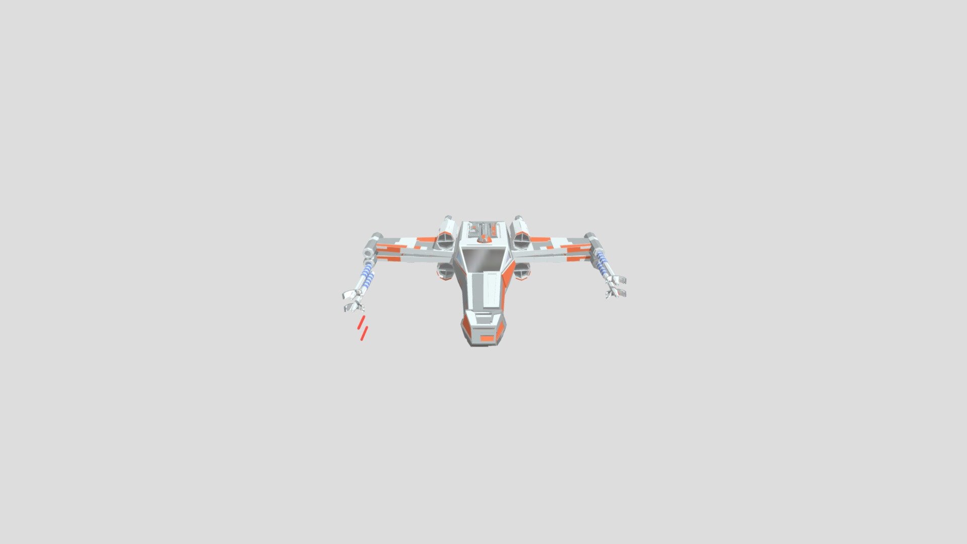 Star Wars Rebel XWing Fighter 3D model by ltcolombatti [d466227