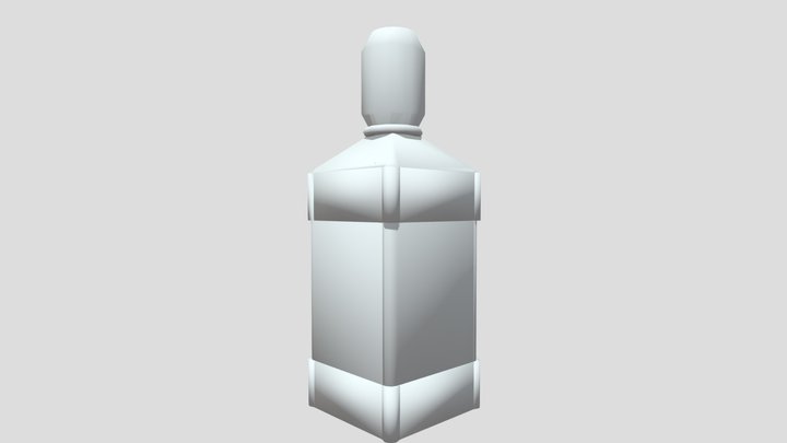 Whiskey Bottle 3D Model