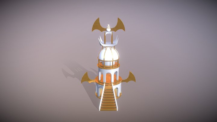 Heroes 3: Tower Parapet 3D Model