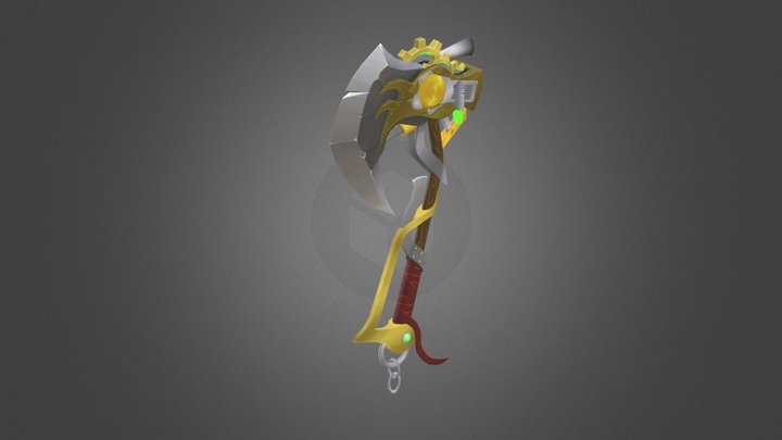world of warcraft: goblin axe 3D Model