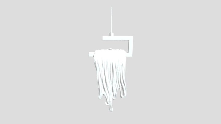 Elegant Cascade Chandelier,Pendant Light 3D Model