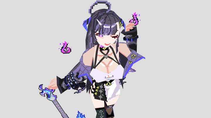 Yura Rikudou【Requiem】 3D Model